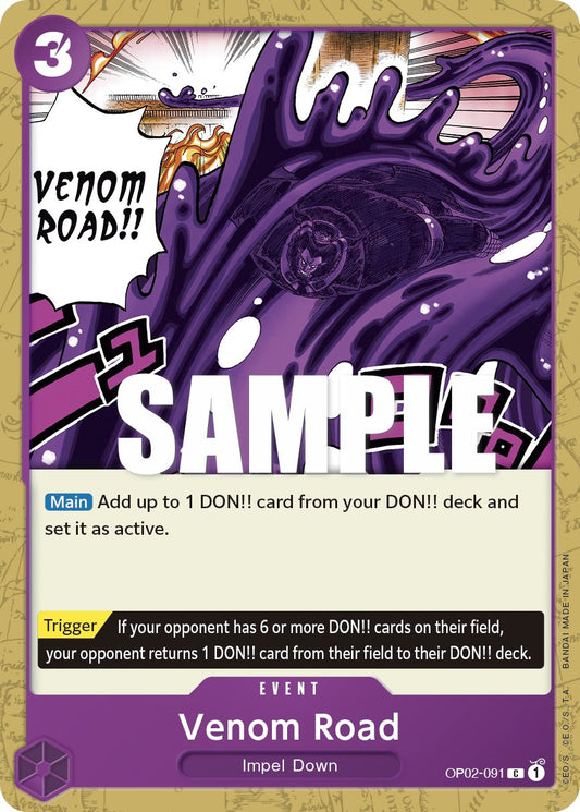 One Piece Card Game: Venom Road card image