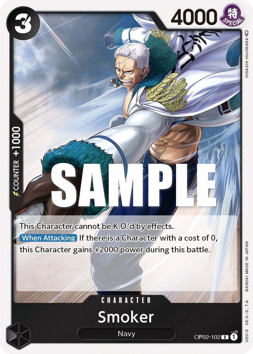 One Piece Card Game: Smoker (102) card image