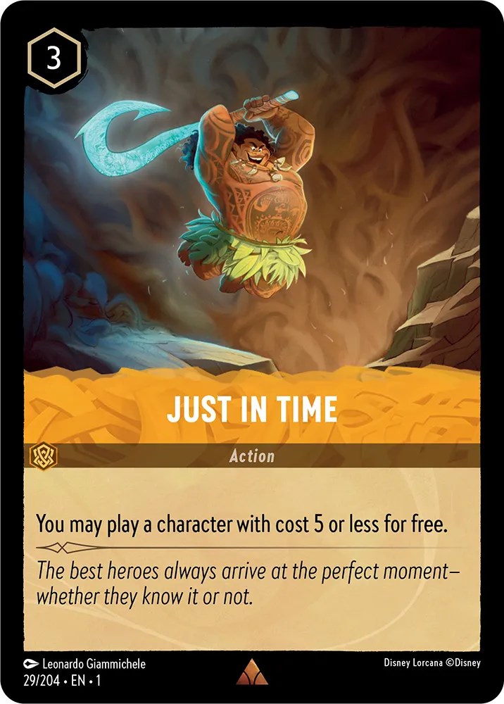 Disney Lorcana: Just in Time card image