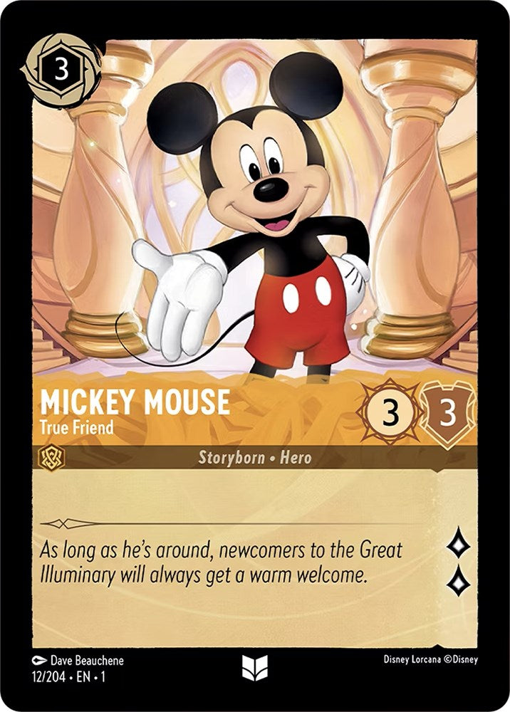 Disney Lorcana: Mickey Mouse - True Friend card image