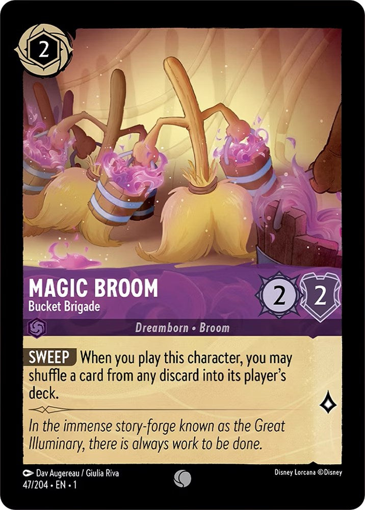 Disney Lorcana: Magic Broom - Bucket Brigade card image