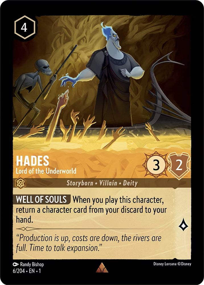 Disney Lorcana: Hades - Lord of the Underworld card image