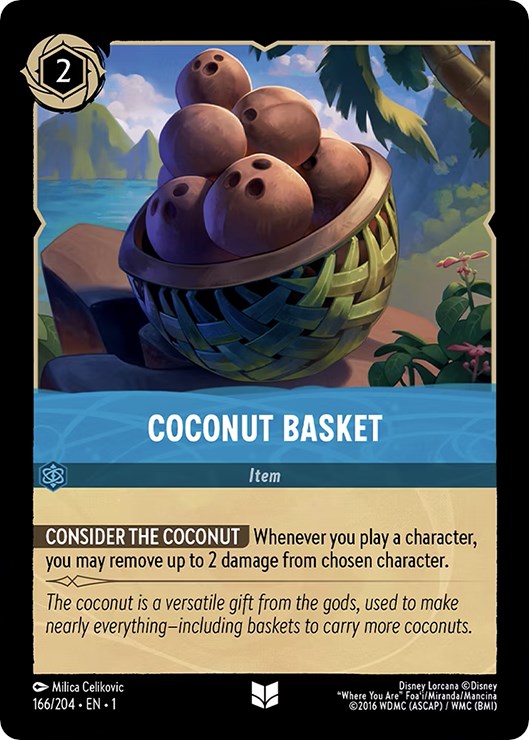 Disney Lorcana: Coconut Basket card image