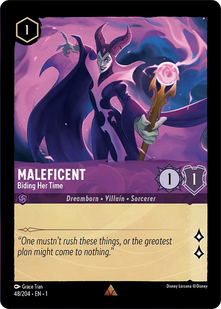 Disney Lorcana: Maleficent - Biding Her Time card image