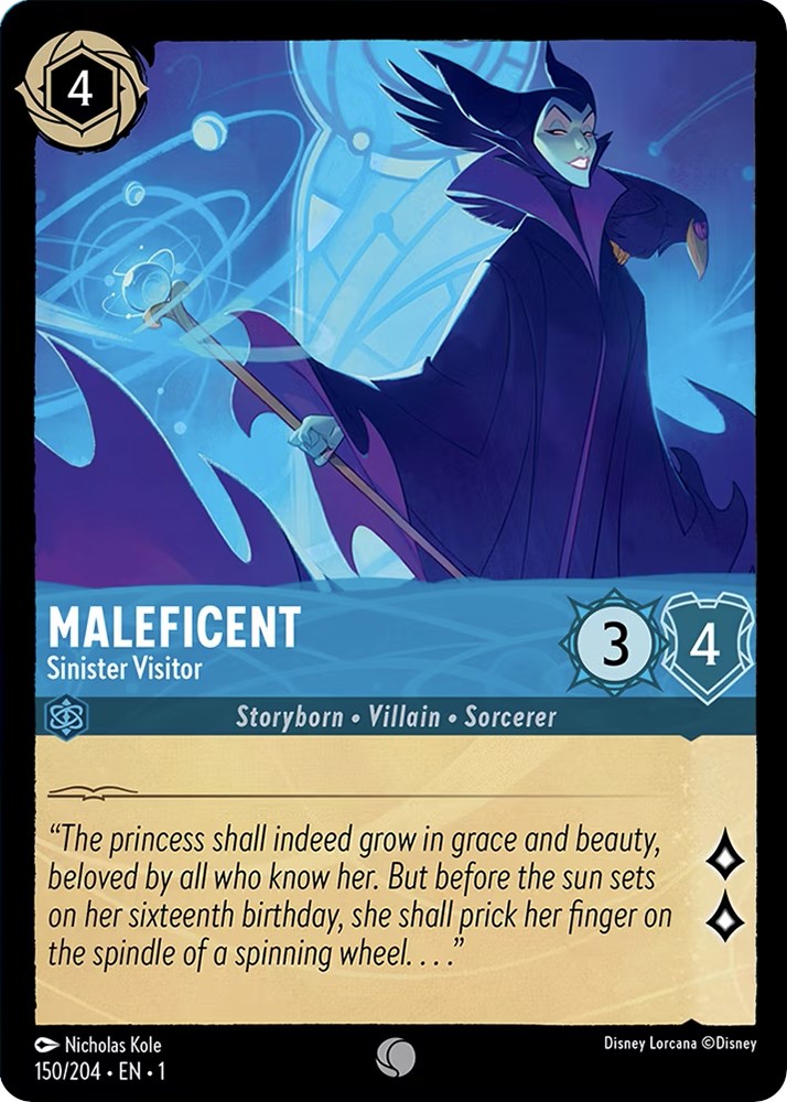 Disney Lorcana: Maleficent - Sinister Visitor card image