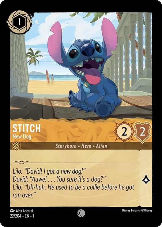 Disney Lorcana: Stitch - New Dog card image