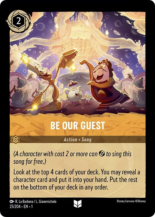 Disney Lorcana: Be Our Guest card image