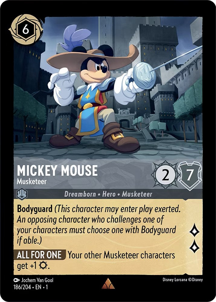 Disney Lorcana: Mickey Mouse - Musketeer card image