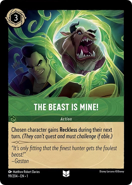 Disney Lorcana: The Beast is Mine! card image