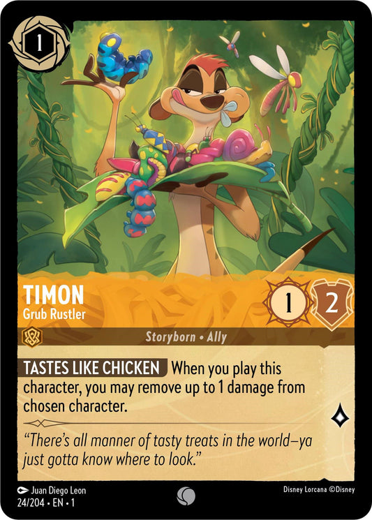 Disney Lorcana: Timon - Grub Rustler card image