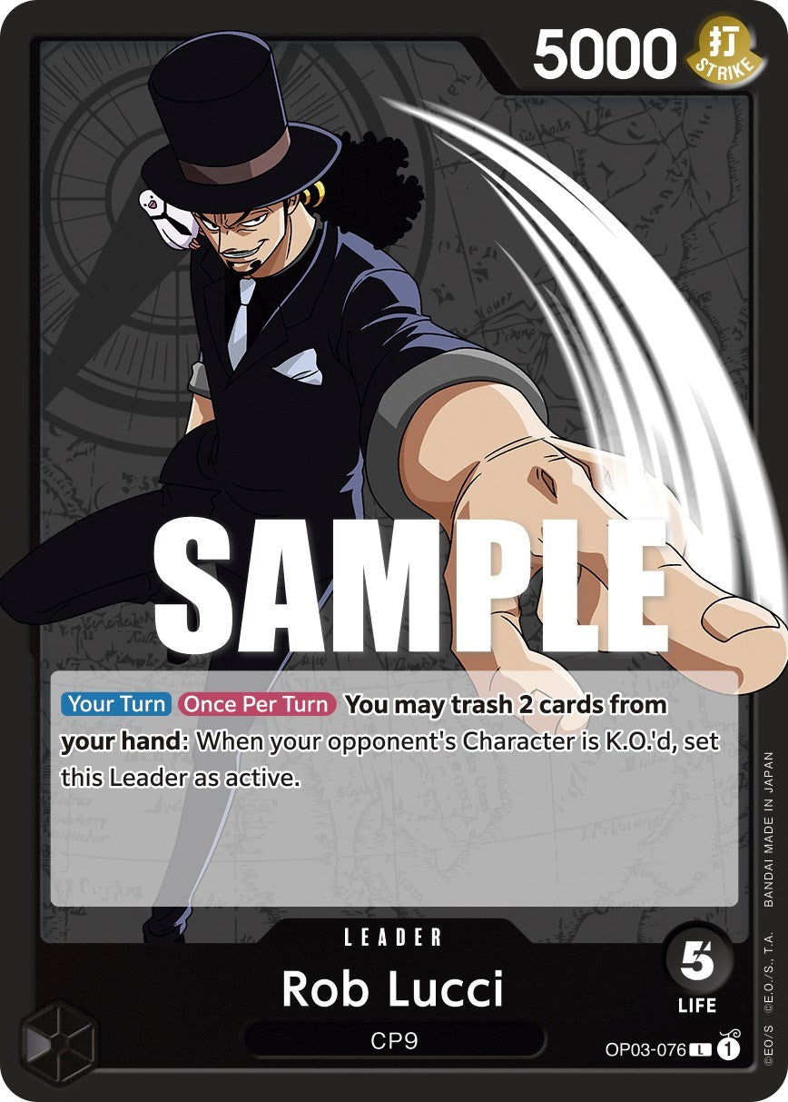 One Piece Card Game: Rob Lucci (076) card image