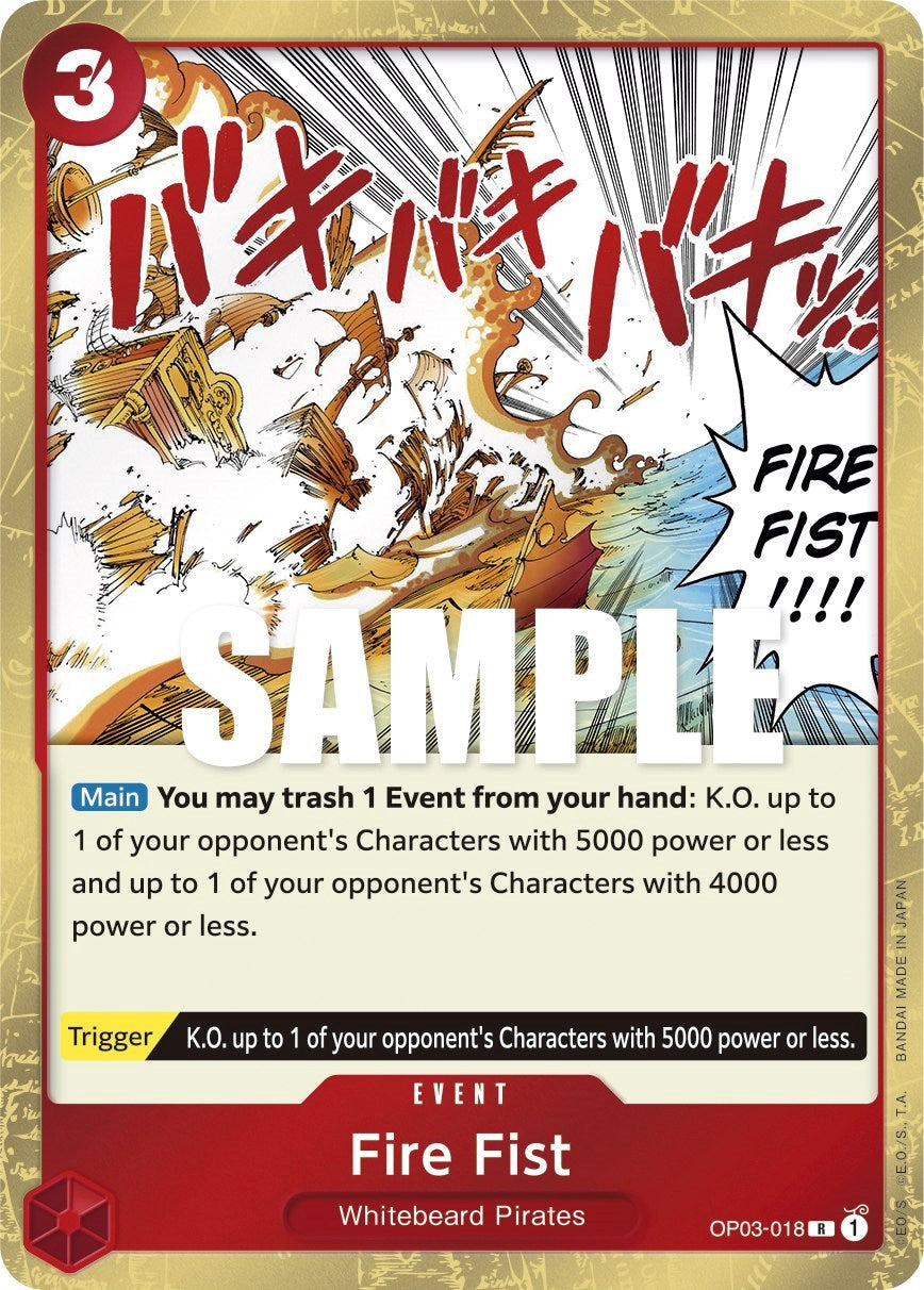 One Piece Card Game: Fire Fist card image