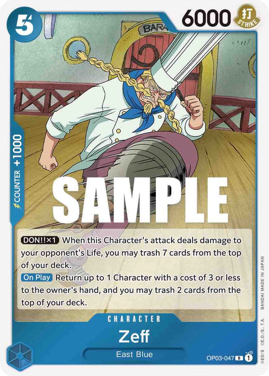 One Piece Card Game: Zeff card image