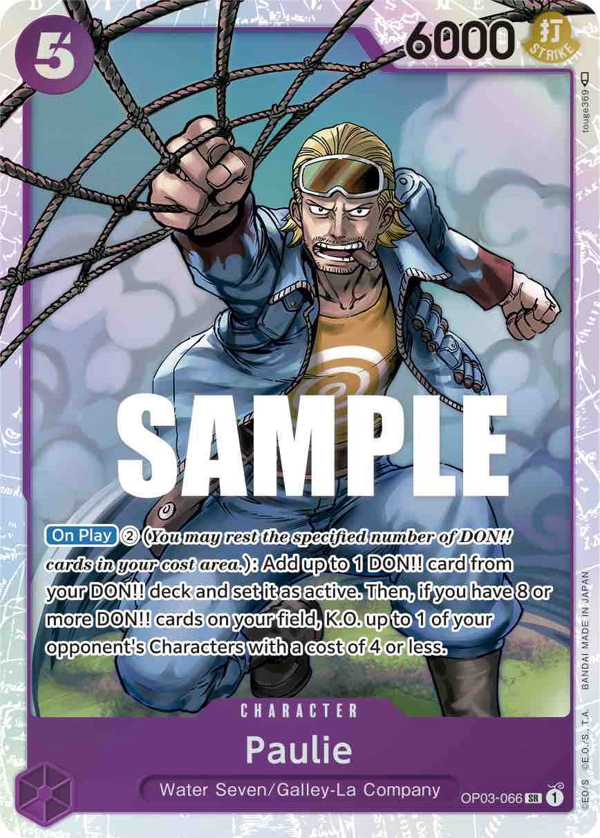 One Piece Card Game: Paulie card image