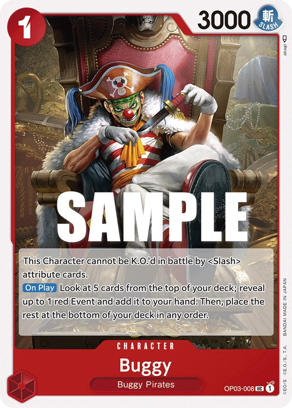 One Piece Card Game: Buggy (008) card image