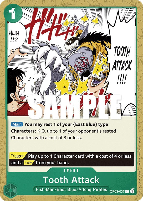 One Piece Card Game: Tooth Attack card image