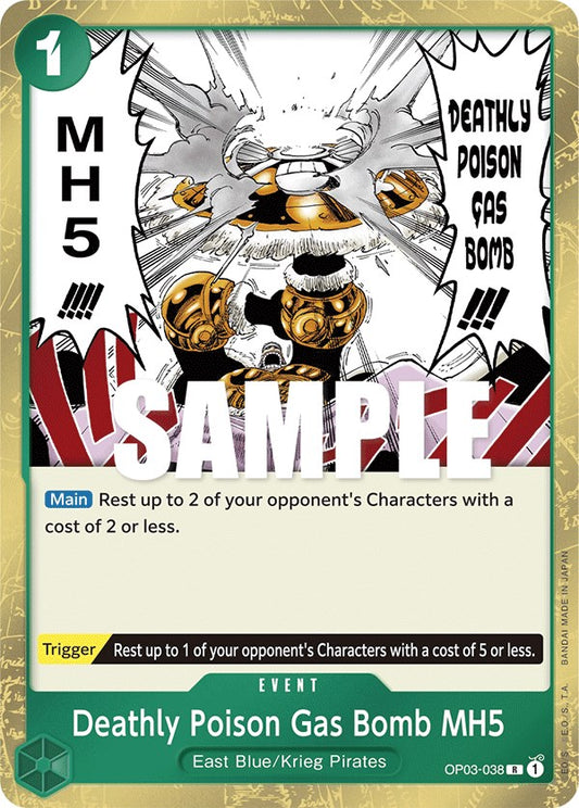 One Piece Card Game: Deathly Poison Gas Bomb MH5 card image