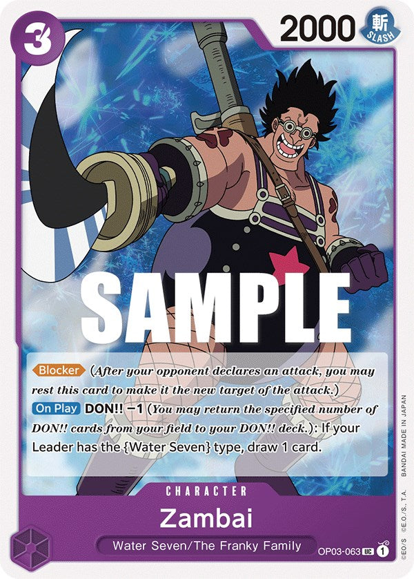 One Piece Card Game: Zambai card image