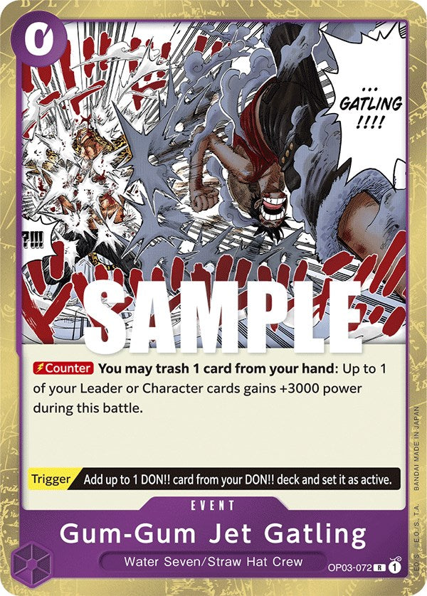 One Piece Card Game: Gum-Gum Jet Gatling card image