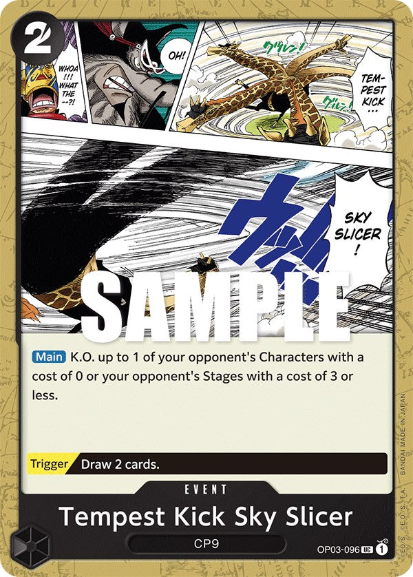 One Piece Card Game: Tempest Kick Sky Slicer card image