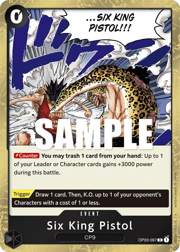 One Piece Card Game: Six King Pistol card image