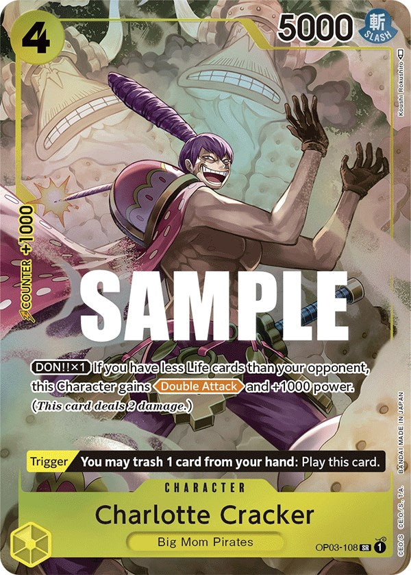 One Piece Card Game: Charlotte Cracker (Alternate Art) card image