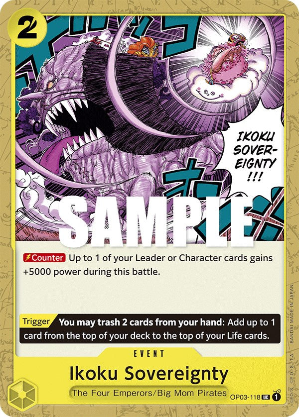 One Piece Card Game: Ikoku Sovereignty card image