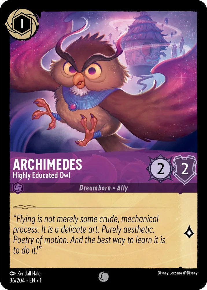 Disney Lorcana: Archimedes - Highly Educated Owl card image