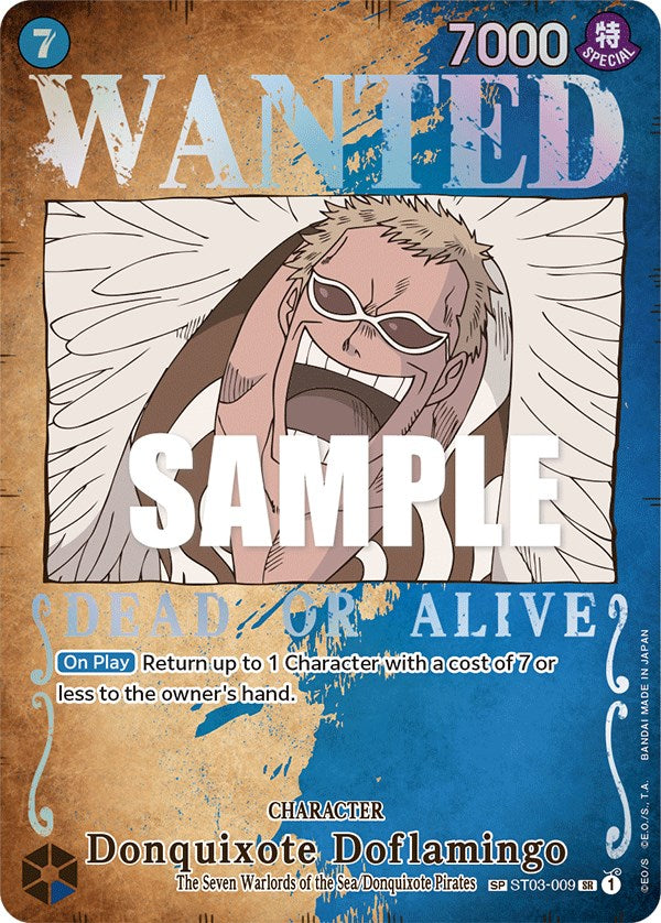 One Piece Card Game: Donquixote Doflamingo (Wanted Poster) card image