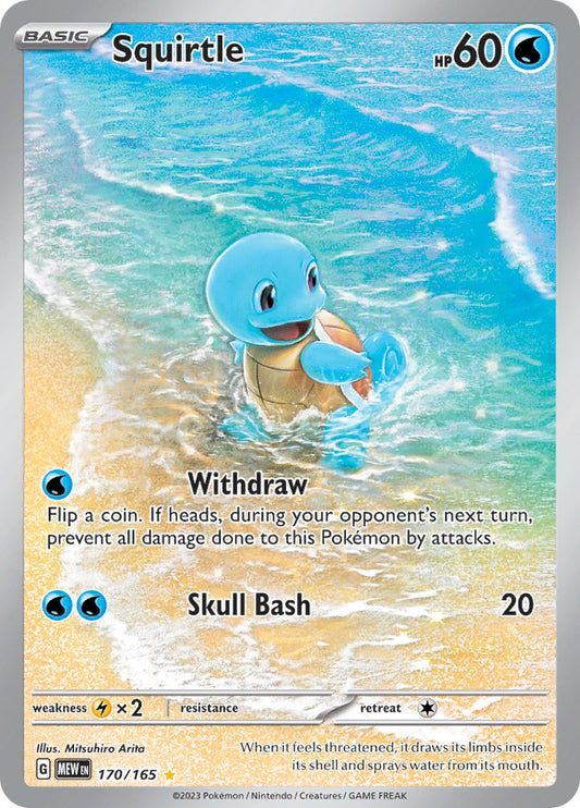 Pokemon: Squirtle - 170/165 card image