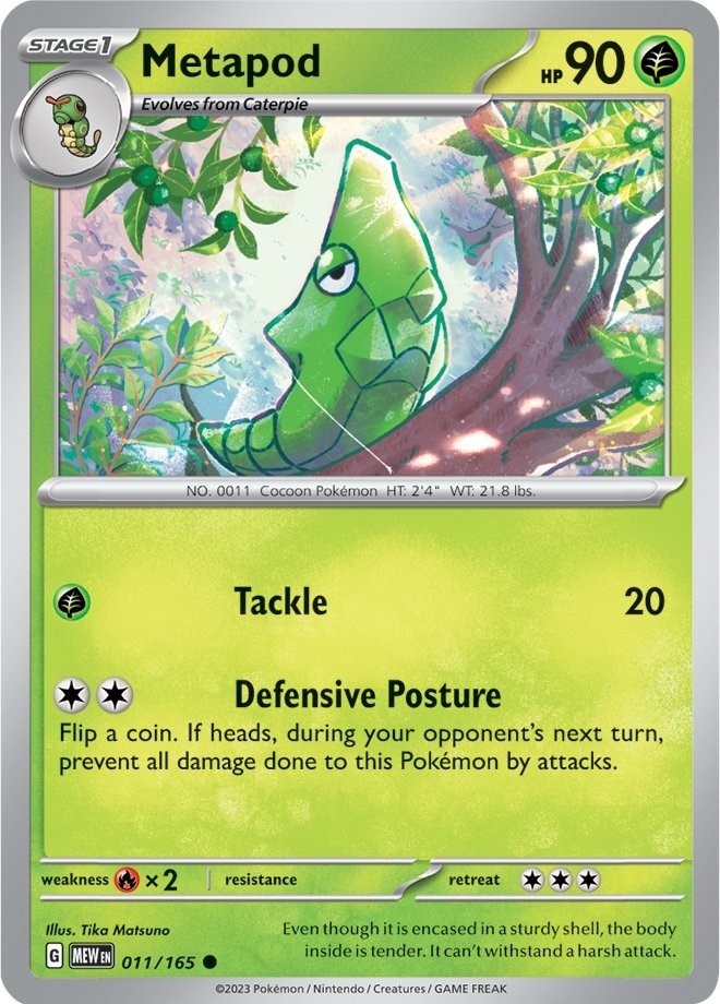 Pokemon: Metapod card image