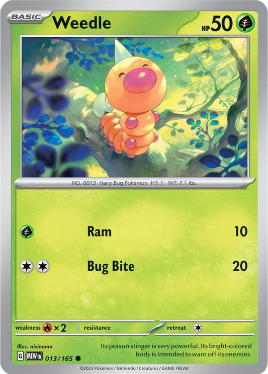 Pokemon: Weedle card image