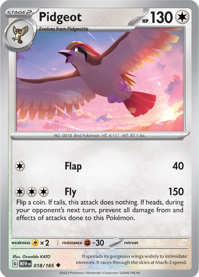 Pokemon: Pidgeot card image