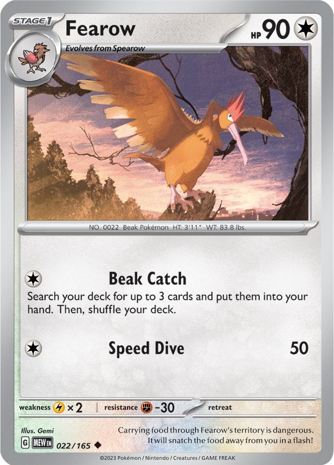 Pokemon: Fearow card image