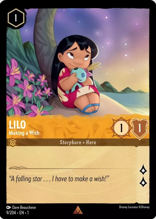 Disney Lorcana: Lilo - Making a Wish card image