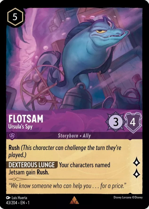 Disney Lorcana: Flotsam - Ursula's Spy card image