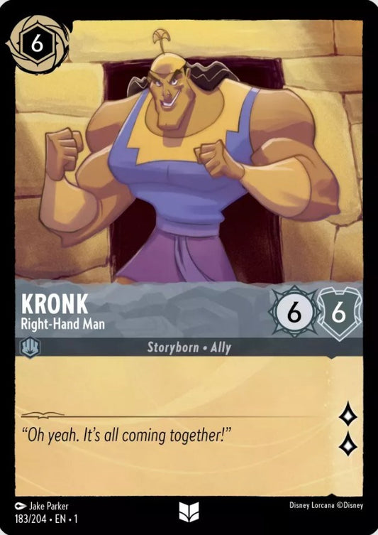 Disney Lorcana: Kronk - Right-Hand Man card image