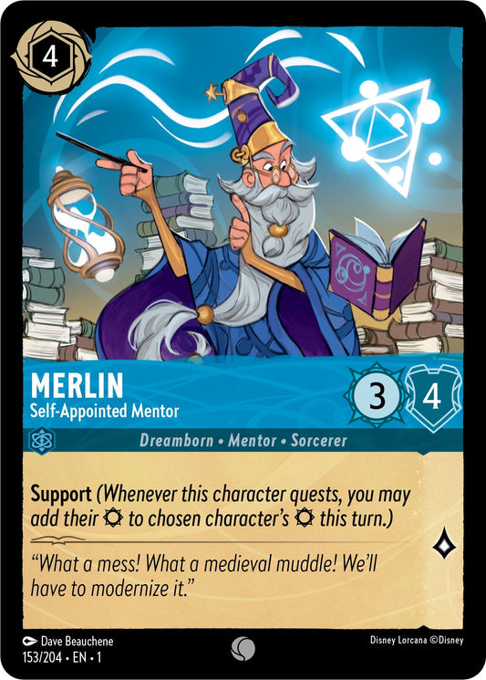 Disney Lorcana: Merlin - Self-Appointed Mentor card image