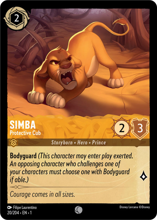 Disney Lorcana: Simba - Protective Cub card image