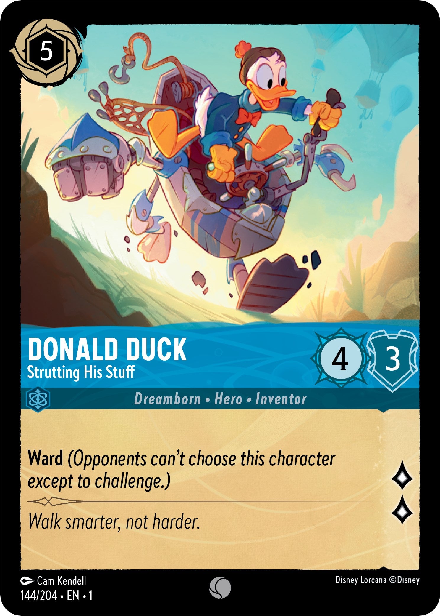 Disney Lorcana: Donald Duck - Strutting His Stuff card image