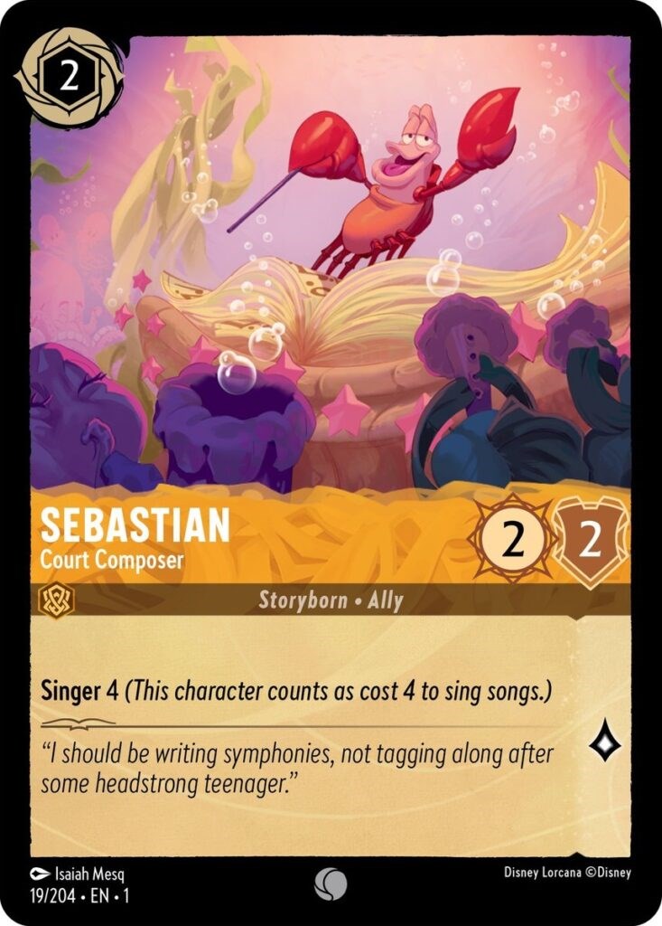 Disney Lorcana: Sebastian - Court Composer card image