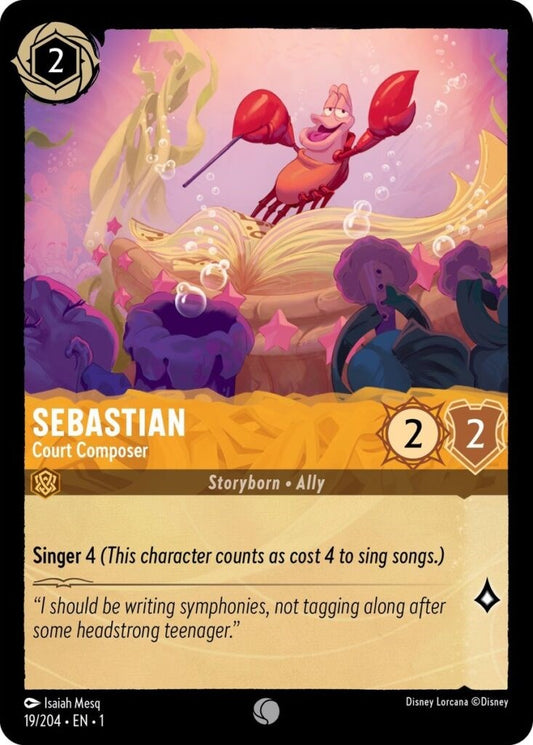 Disney Lorcana: Sebastian - Court Composer card image