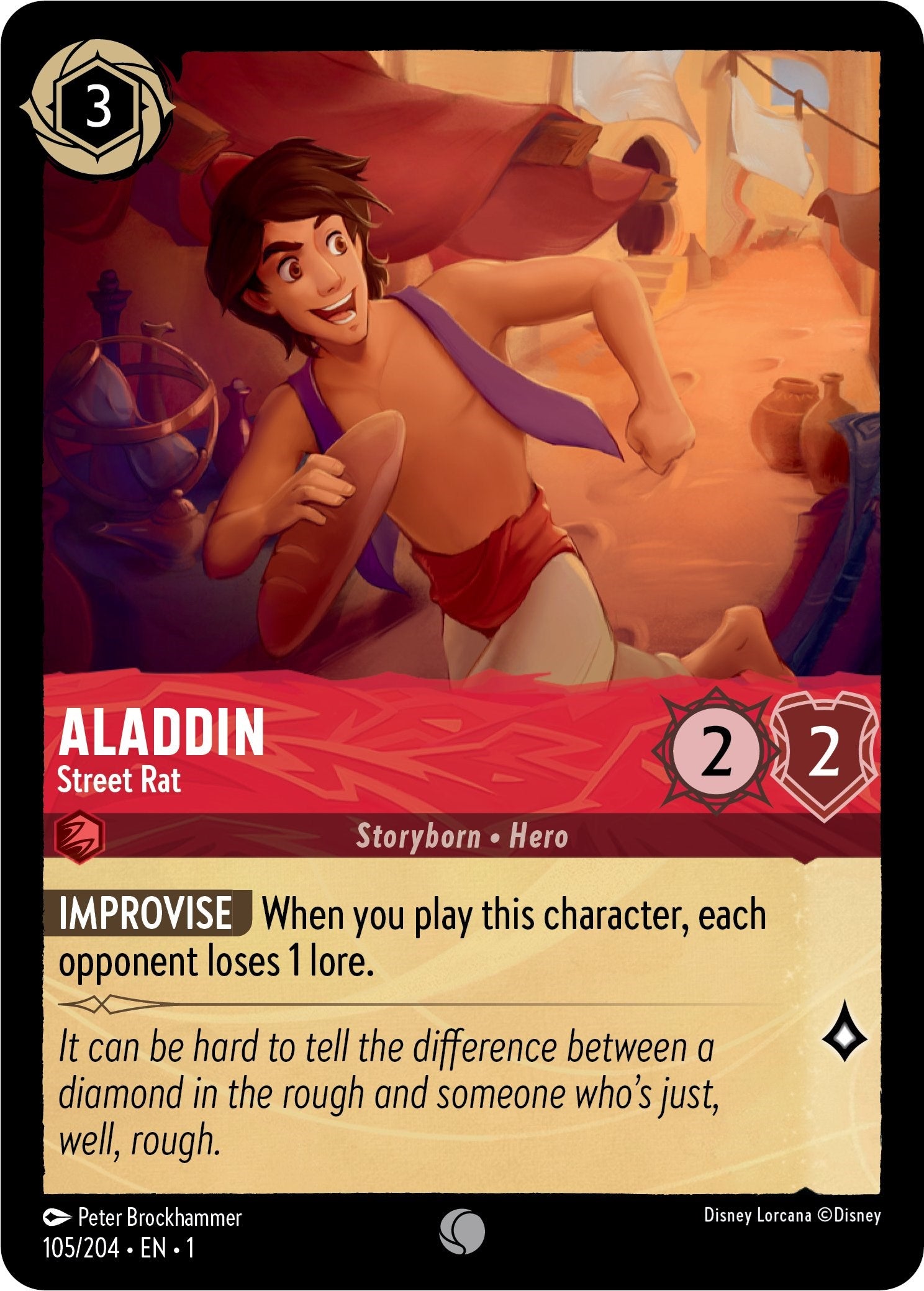 Disney Lorcana: Aladdin - Street Rat card image