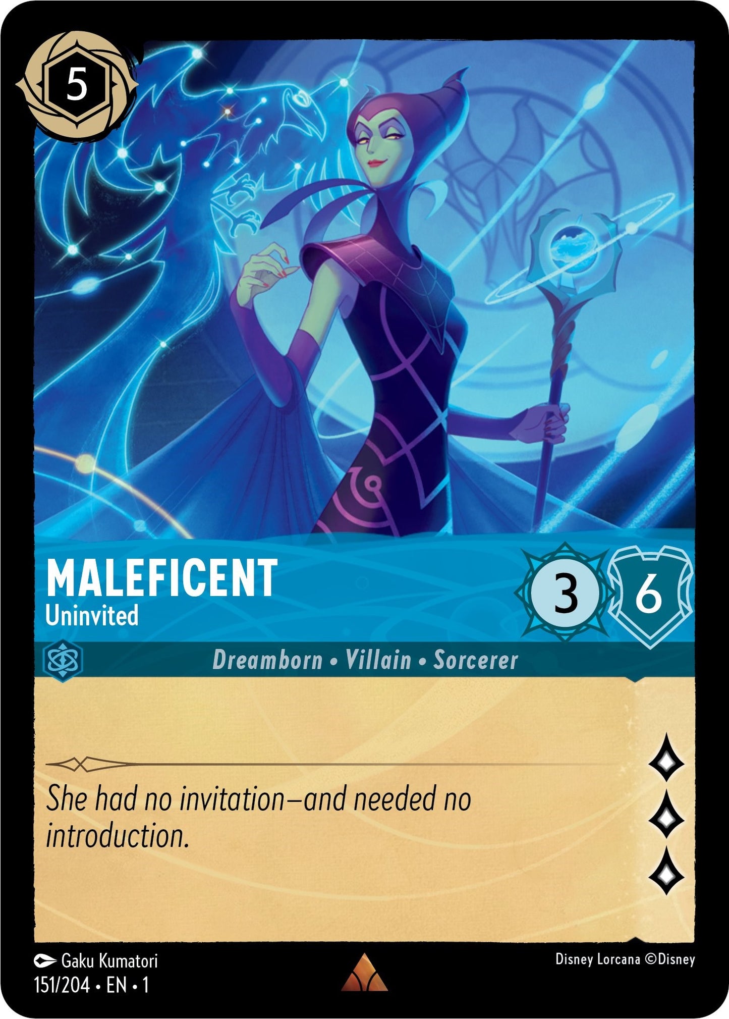 Disney Lorcana: Maleficent - Uninvited card image