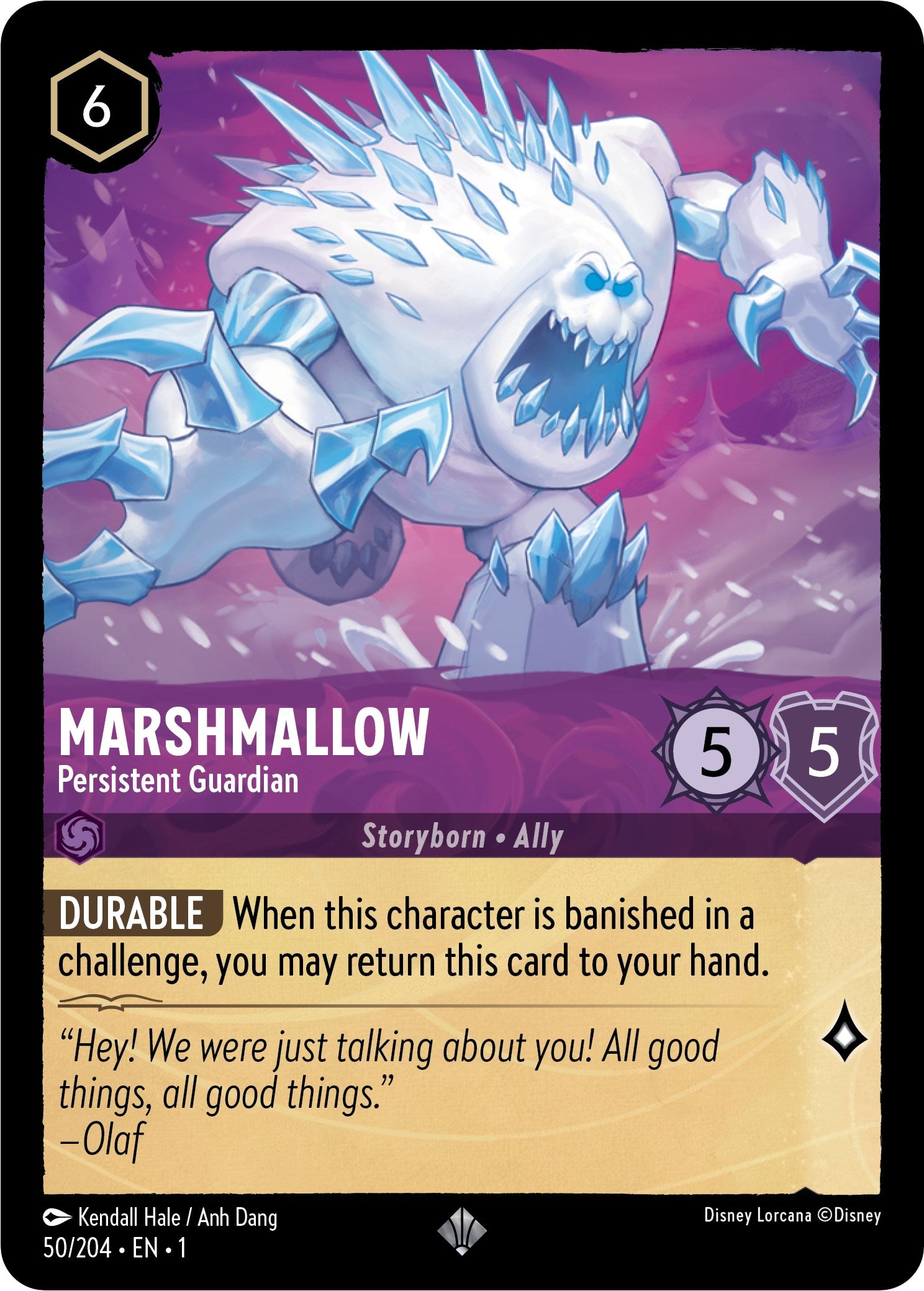 Disney Lorcana: Marshmallow - Persistent Guardian card image