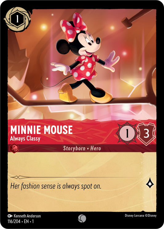 Disney Lorcana: Minnie Mouse - Always Classy card image