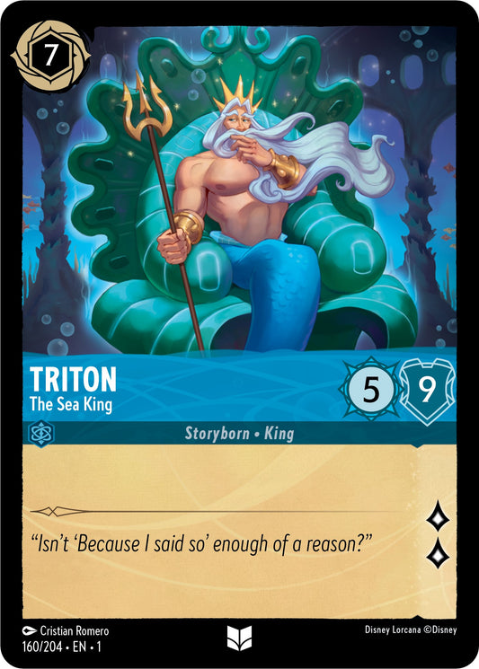 Disney Lorcana: Triton - The Sea King card image