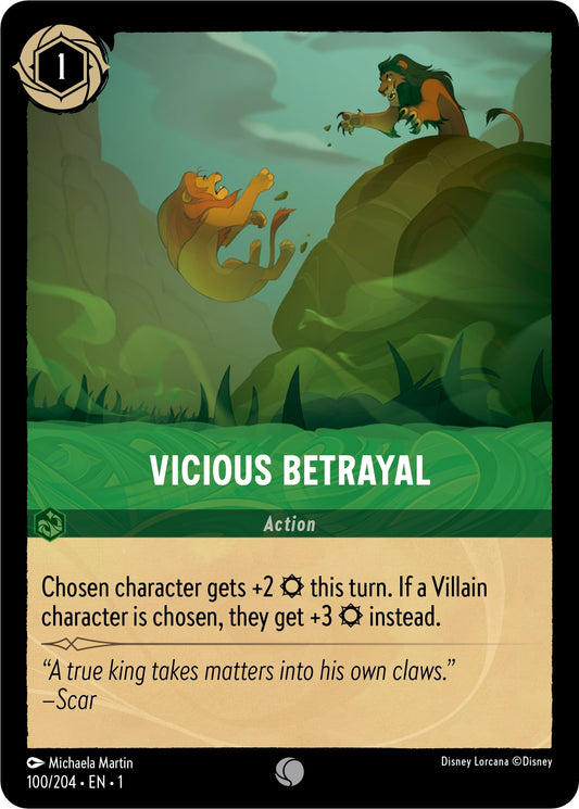 Disney Lorcana: Vicious Betrayal card image