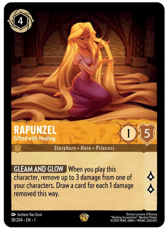 Disney Lorcana: Rapunzel - Gifted with Healing card image