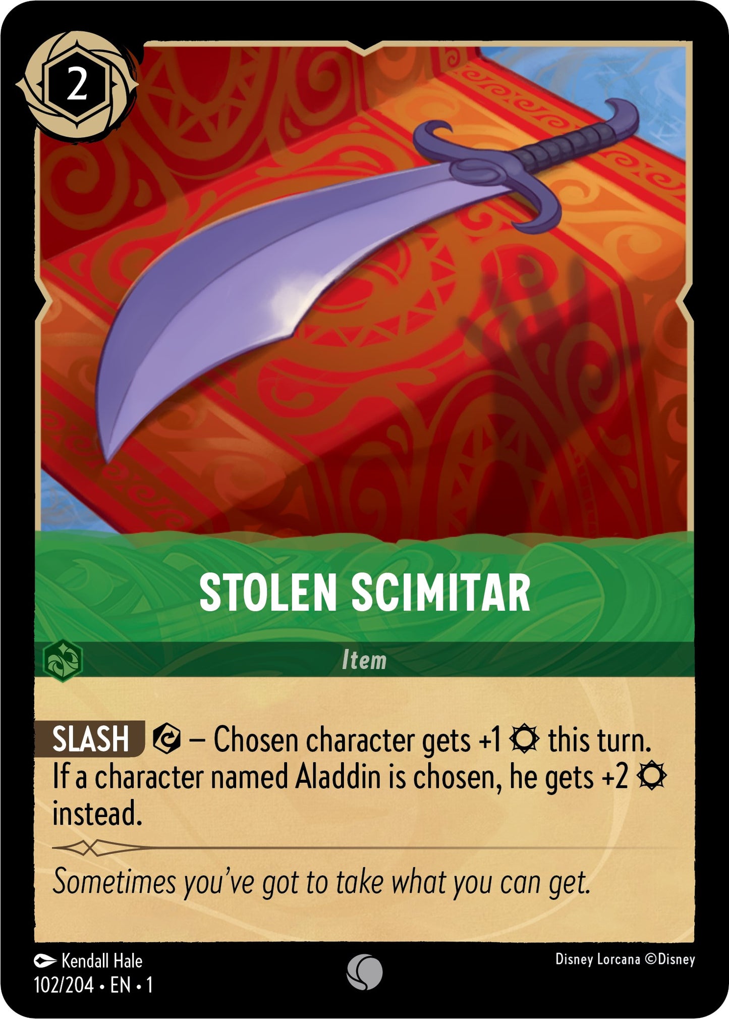 Disney Lorcana: Stolen Scimitar card image